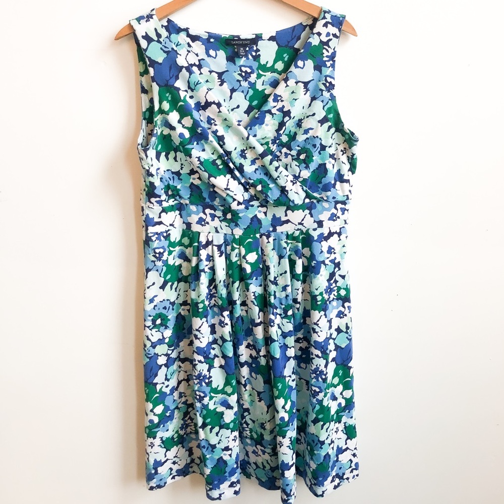 Lands End stretchy summer dress